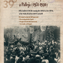 Acte, documental i col·loqui: Segons República, Guerra Civil i inicis del Franquisme a Pallejà 1931-1940
