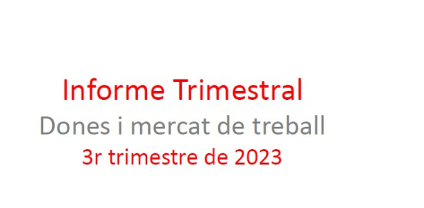 Informe trimestral mercat de treball